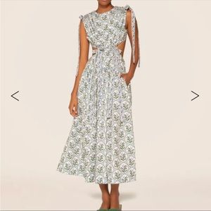 Agua Bendita Guaguanco Chan Chan Celeste dress M